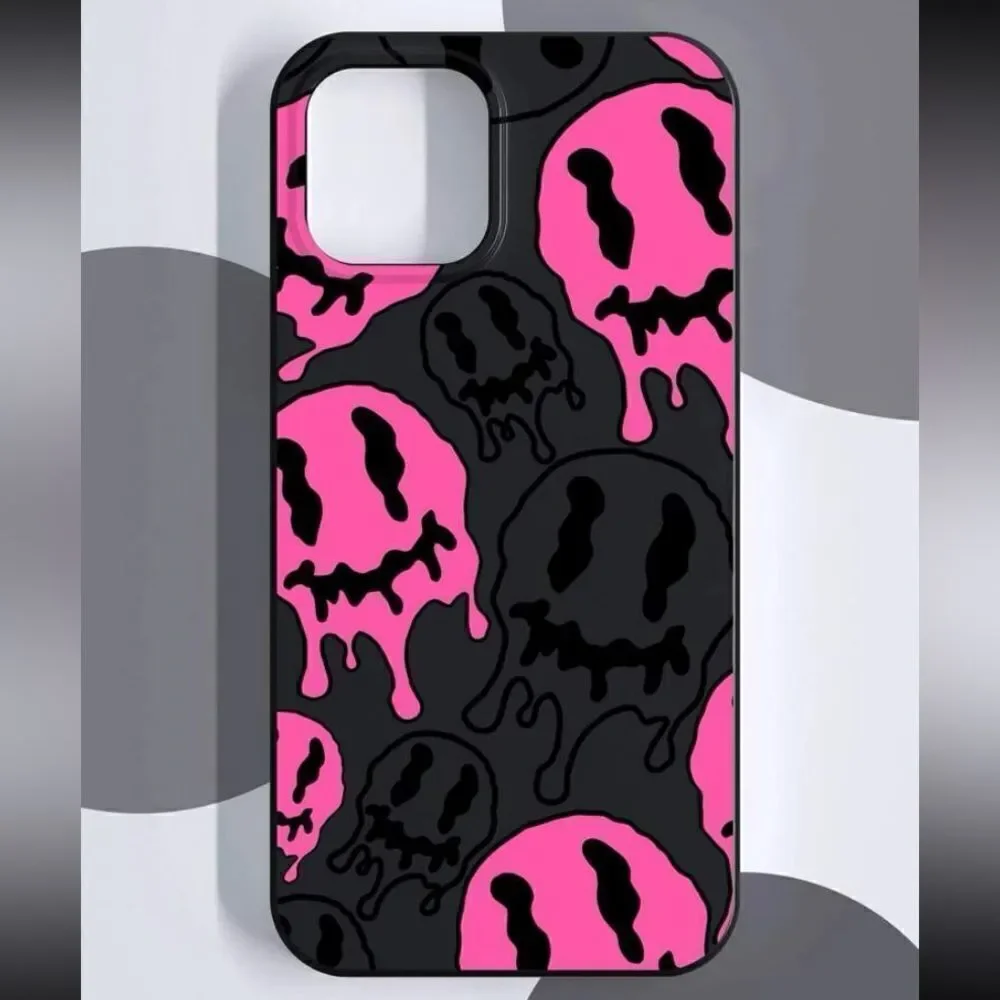 iPhone 13 Pro drip smiley phone case